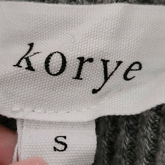 Vintage Korye cowl neck dolman tunic sweater lagenlook small gray - Picture 6 of 8